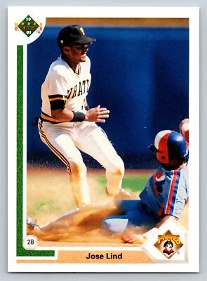 1991 Upper Deck #258 Jose Lind Pittsburgh Pirates - Image 1 of 2