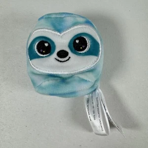 Aurora World Plush Beanbag Jungle Mallows Blue Tie Dye Sloth 2" 2021 - Picture 1 of 9