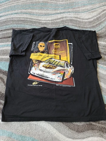 NASCAR Mens T Shirt Size XL Black Dale Jarrett Cover