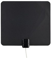 RCA ANT1150F Ultra-Thin Multi-Directional Indoor Amplified HDTV Antenna (IL/P...