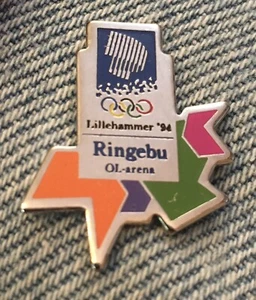 1994 Lillehammer Olympic Pin ~ Winter Games ~ Ringbu Arena - Picture 1 of 2