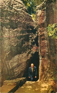 Postal Needles Eye Rock City Lookout Mountain Chattanooga Tennessee TN - Imagen 1 de 2