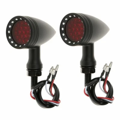 Motorcycle LED Turn Signal Tail Lights For Honda Shadow ACE/Aero/Spirit 1100 750 - Image 1 of 4