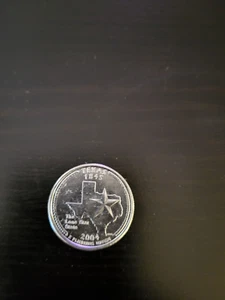 Rare Texas 2004-P Quarter with Error Rim - Picture 1 of 5