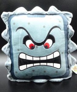 2021 Nintendo Super Mario "Thwomp" Comfy Plush Pillow by CLUB Mocchi Mocchi NWT - Picture 1 of 24