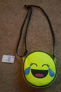 Girl's Justice adorable laughing with tears emoji purse NWT (VERY LAST ONE) - Picture 1 of 2