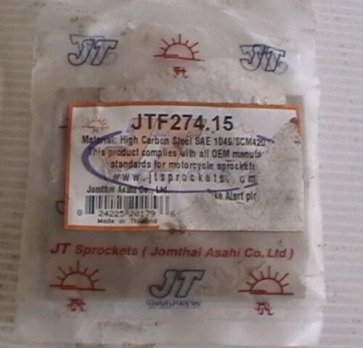 PIÑÓN DELANTERO HONDA XL100 XL100S H100 H100A H100S MTX80 JTF274 15 JT Foto 1 de 2