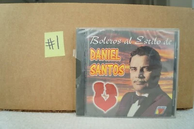 Boleros al Estilo de Daniel Santos CD 1997 Vedisco Records Nuevo Sellado #1 Foto 1 de 3