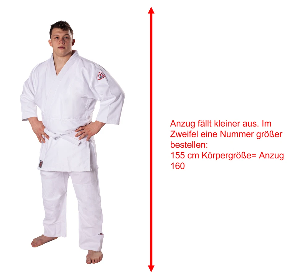 Einsteiger Judoanzug Ju Jutsu DanRho® Tong IL 100-190, Reiskornwebung 425 g/m² - Bild 1 von 4