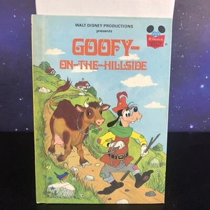 Vintage Goofy on the Hillside Disney's Wonderful World of Reading Book - Picture 1 of 3