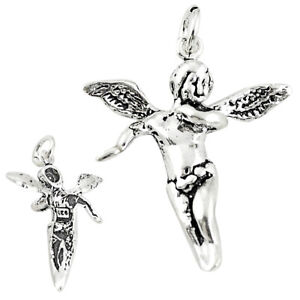 Black Friday Sale 2.69gms Baby Jewelry Angel Wings Charm Children Pendant C21208