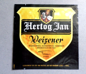 Etiquettes de bière "HERTOG JAN BIEREN" / Bière Weizener néerlandaise 33cl