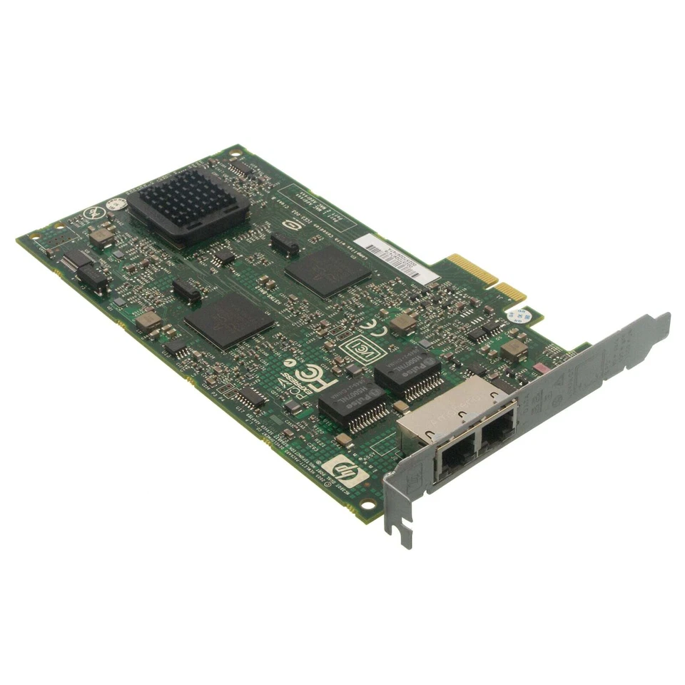HP Netzwerkkarte NC380T 2- Port 1Gbps PCI-E - 374443-001 - Bild 1 von 1
