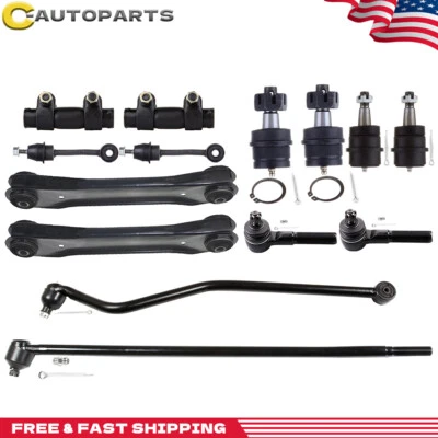 Barra de oruga de brazo de control inferior delantero de 14 piezas para Jeep Grand Cherokee 1996-1998 Foto 1 de 4