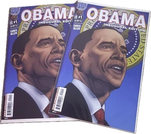 Obama Eröffnungsausgabe #1 Erstdruck Sehr guter Erhaltungszustand/NM Antarktis Presse (AP) 2er Set - Bild 1 von 1