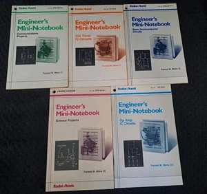 5x Vintage Radio Shack/Archer Engineer's Mini-Notebook Book Bundle - Rare - Picture 1 of 8