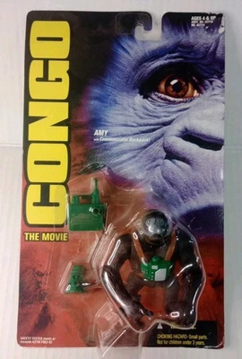 NUEVO Kenner Vintage 1995 CONGO La Película Amy Ape/Gorila Figura de Acción Foto 1 de 4