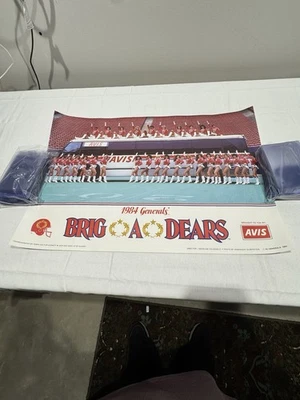 Póster Brig A Dears de Nueva Jersey 1984 22x15  Foto 1 de 4