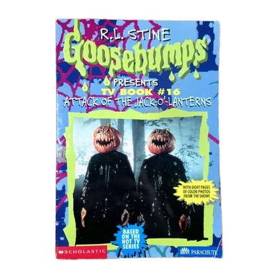 R.L Stine Goosebumps Presents TV Book #16 Attack Of The Jack-O’-Lanterns - Rare - Image 1 of 4