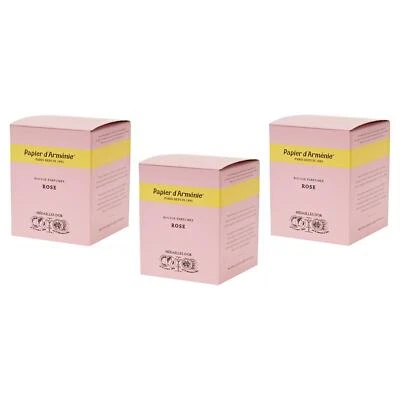 [BOUGIEROSE-3] Papier d'Arménie Lot de 3 Bougies parfumée végétale 50 heures ...