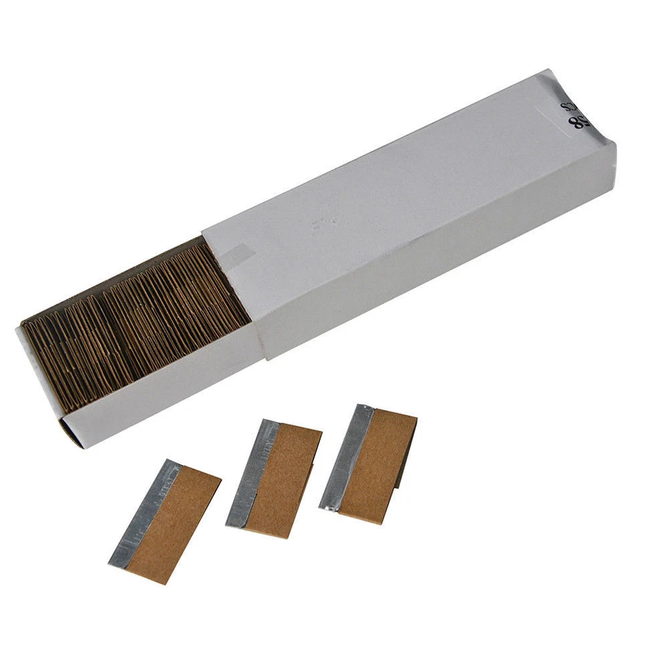 100PCS 1.5" Razor Scraper Blade Glass Paint Oven Clean Single Edge Blade Carbon - Image 1 of 4