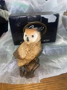 Castagna Vintage 1988 Castagna Italy Owl Sculpture Figurine NEW with Box - Picture 1 of 7