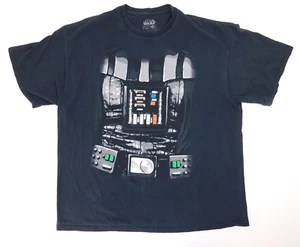 Star Wars Mens Darth Vader Body Armor Outfit Costume Movie T-Shirt Size 2XL - Picture 1 of 10
