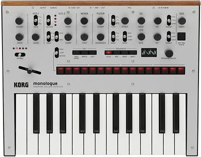 KORG Monophonic Analog Synthesizer monologe SV Monologue Silver 25 Key - Image 1 of 4