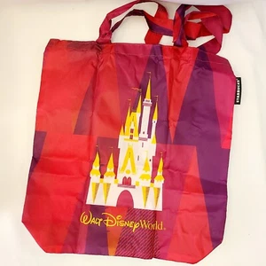 Walt Disney World Cinderella Castle Starbucks Magic Kingdom Tote Bag In Pouch - Picture 1 of 5