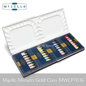 Mijello MWCP-7036 Mission Gold Class Aquarell 7ml 36 Farben Palette Set   - Bild 1 von 4