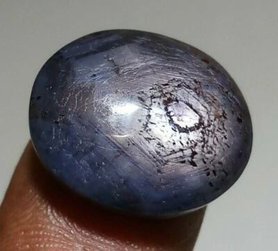 Cabujón ovalado violeta estrella rubí 29,00 quilates 100 % natural (video) piedra preciosa suelta Foto 1 de 4