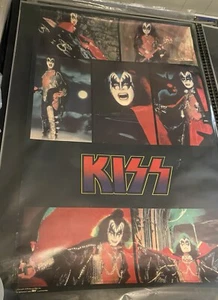 Mega Rare!!!! Original 1978 Campus Craft Gene Simmons Collage Poster! - Picture 1 of 21