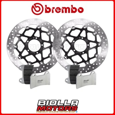 KIT PADS + DISCS BREMBO DUCATI MONSTER ABS 1100 2010 FRONT [RC - Flott - Image 1 of 4