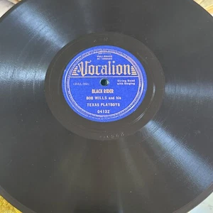 1938 WESTERN SWING Bob Wills Texas Playboys 78 rpm VOCALION 4132 BLACK RIDER V+ - Imagen 1 de 4
