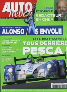 AUTO HEBDO n°1550 14/06/2006 24h du MANS GP ANGLETERRE VOLVO S80 VW EOS - Imagen 1 de 1