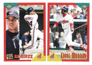 1994 Score Rookies and Traded - CLEVELAND INDIANS Team Set