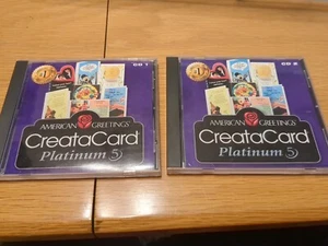American Greetings Creatacard Platinum 5 CD #1 And #2 PC Program - Picture 1 of 4