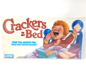 Vintage Crackers in My Bed Game by Milton Bradley 100% NEW STILL SEALED - Picture 1 of 6