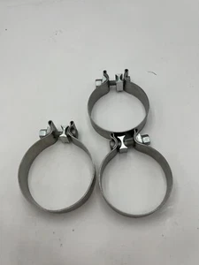 BAG OF 3 MagnaFlow Exhaust 19200 Clamp Hardware ONLY 4" and 3.50" Clamp - Picture 1 of 7