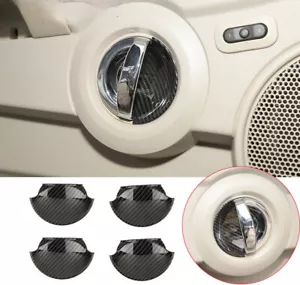 For Jeep Liberty 1999-06 Commander 06-10 Carbon ABS Inner Door Handle Bowl Cover - Foto 1 di 9
