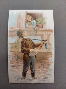 Vintage Victorian Advertising Trading Card Estey Organ Company - Bild 1 von 2
