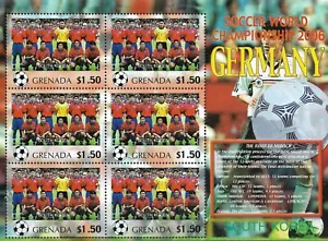 GRANADA - 2006 MNH "Copa Mundial de Fútbol FIFA - COREA DEL SUR" ¡Hoja de recuerdo!! - Imagen 1 de 1