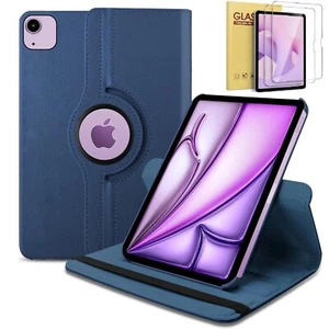 Case for iPad Air 11-inch M3 (2025) / M2 (2024) Stand Cover / Glass Screen Saver - Picture 1 of 154