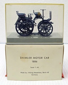 Plastic 1886 Daimler Motor Car 1/40 Wiking 401 Germany MB - Picture 1 of 4