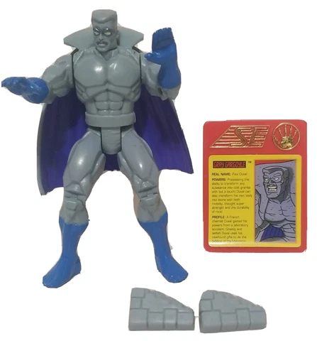 C Iron Man Grey Gargoyle ToyBiz Marvel 1994 Figure Loose Complete Animated Cover