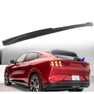 Fit For Ford Mustang Mach-E SUV Rear MID Rear Trunk Spoiler Unpainted ABS - Picture 1 of 4