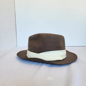 Vintage Brown Fedora Hat Botany 500 Size M Medium - Picture 1 of 14