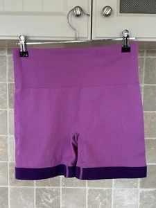 BONDS Women’s Move Seamless Bike Hot Shorts Exercise Run Purple Size Small BNWT - Picture 1 of 5