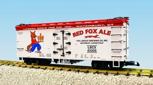 USA Trains G Scale R16369 RED FOX ALE - WHITE/RED Reefer - Picture 1 of 1