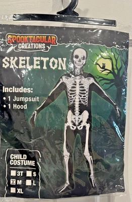 Disfraz Spooktacular Creaciones Esqueleto Niño Talla Mediana Foto 1 de 2